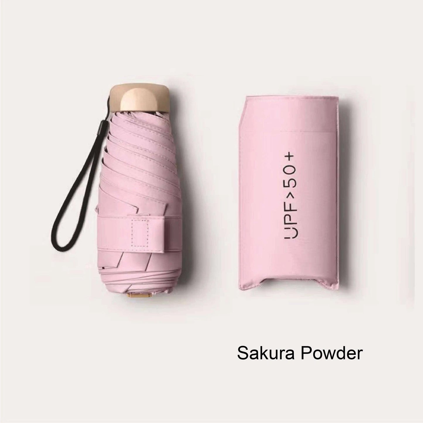 Outdoor Mini Sun Umbrella UV Protection Ultralight Folding Five-fold Umbrella Sunshade Umbrella
