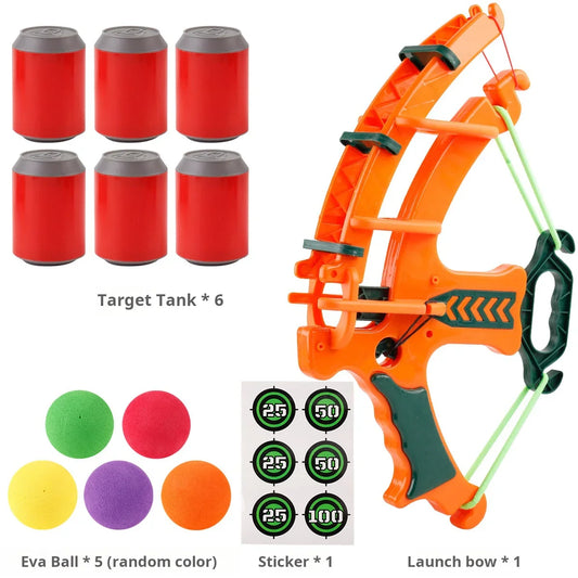 Montessori Throw Sport Slingshot Target – Sticky Ball Dartboard Basketball Outdoor Educational Game